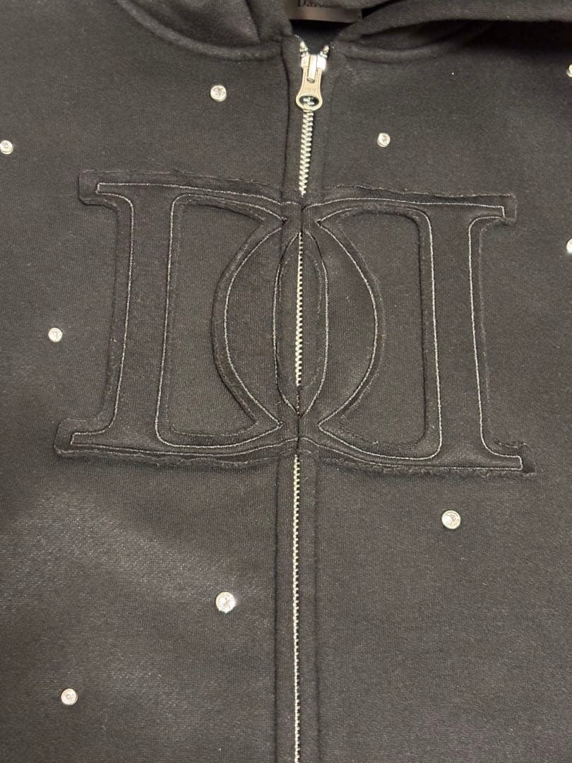 Darich ダーリッチ　DDロゴビジュージップパーカー　ブラック　黒