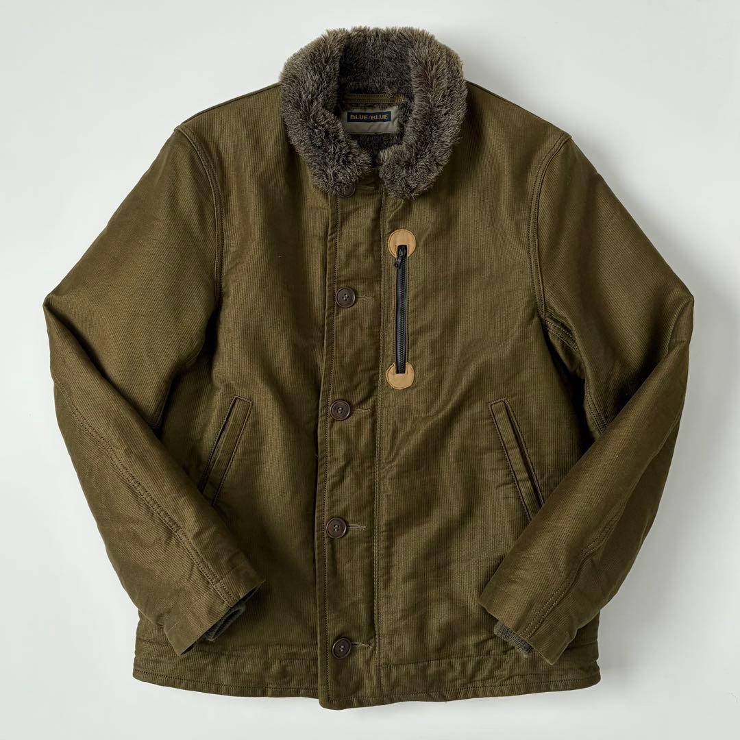BLUE BLUE N-1 ジャーマンクロス デッキジャケット L ミリタリー