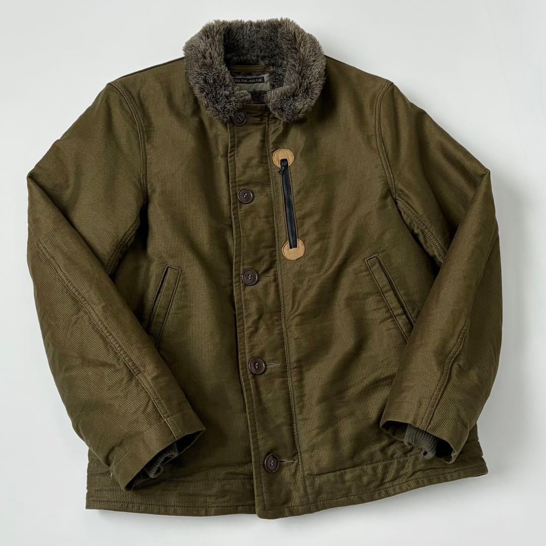 BLUE BLUE N-1 ジャーマンクロス デッキジャケット L ミリタリー