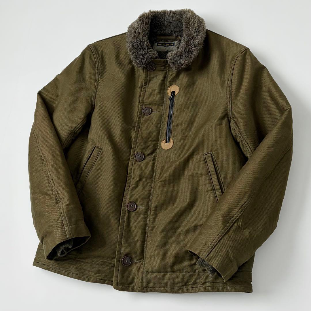 BLUE BLUE N-1 ジャーマンクロス デッキジャケット L ミリタリー