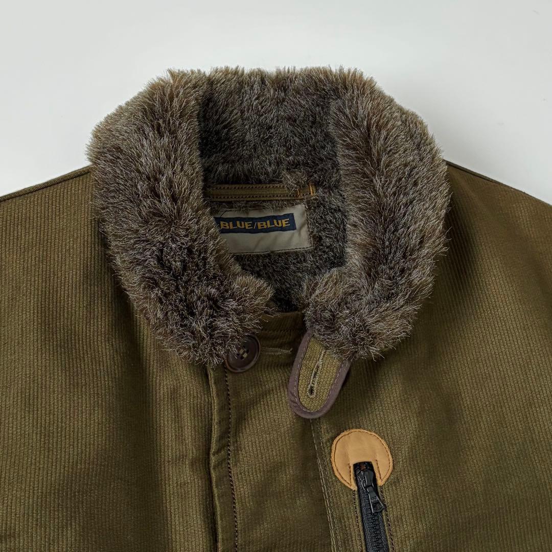 BLUE BLUE N-1 ジャーマンクロス デッキジャケット L ミリタリー