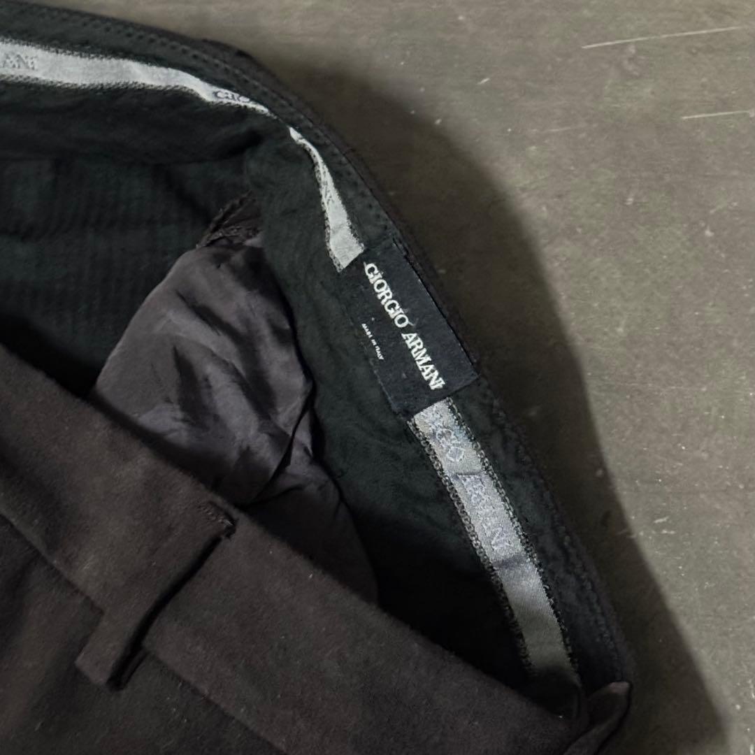 00s Giorgio Armani ワイドストレートスラックス