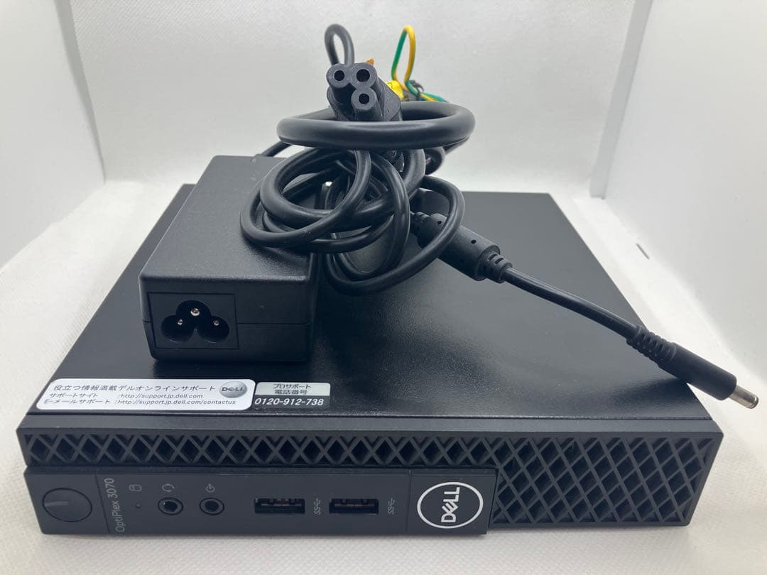 ミニPC DELL OptiPlex 3070 Micro i3 8GB SSD+HDD