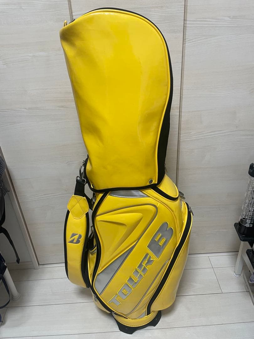 TOUR B イエロー　エナメル　 キャディバッグ