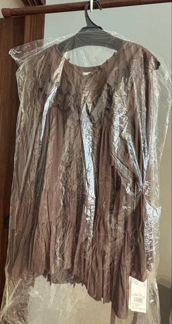 SNIDEL スナイデル コットンライクラッフルカラーチュニック