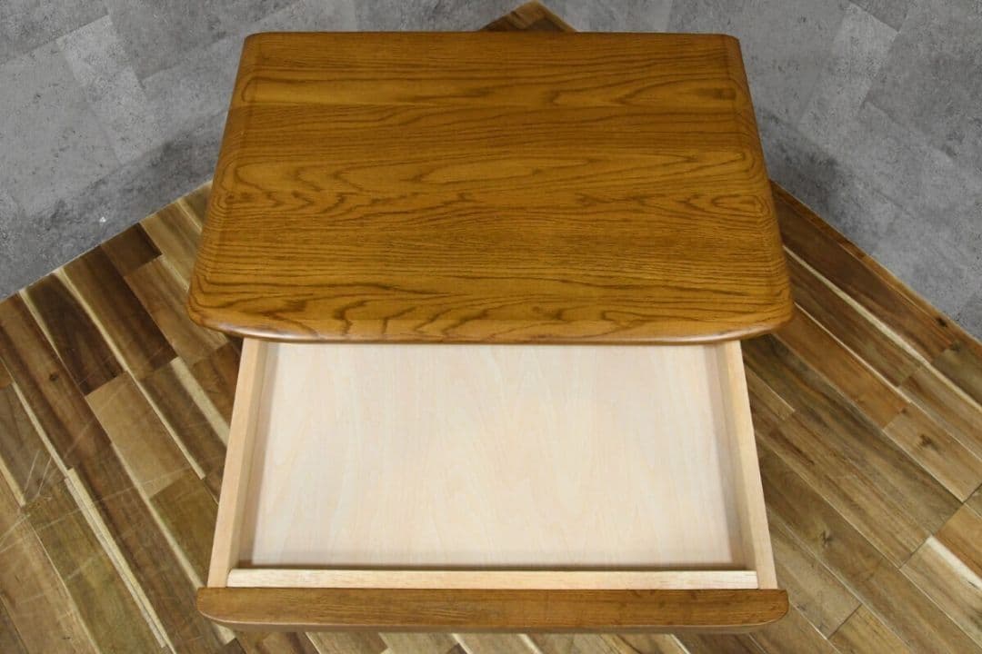 4EK131 マルニ木工 maruni 電話台 キャビネット 飾り棚 オーク材