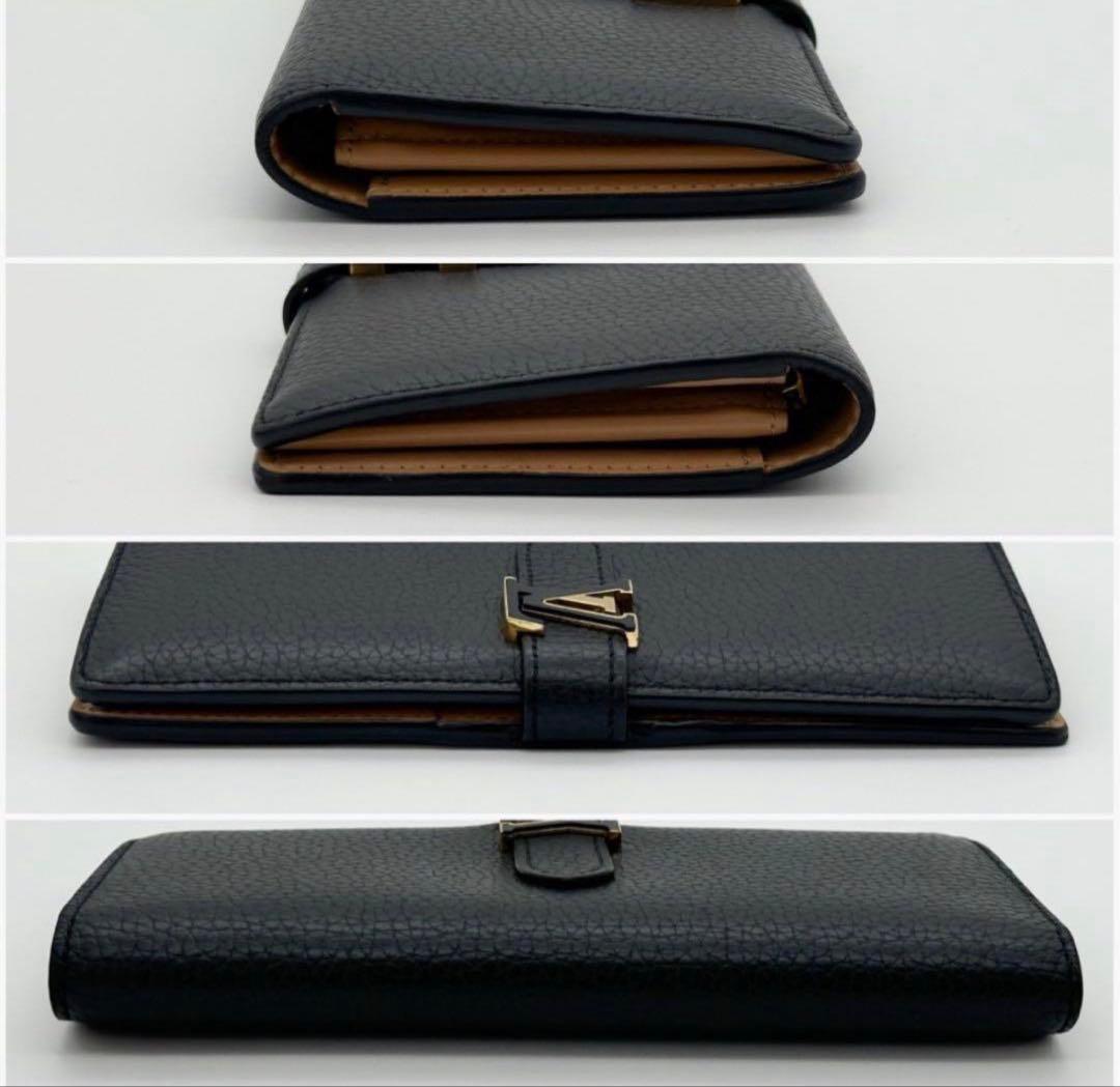 Louis Vuitton ブラック 長財布ヴェルティカルウォレット　美品