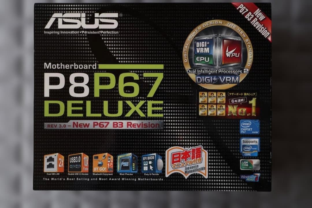 P8P67DELUXE+CPU+メモリ＋グラボ　４点セット