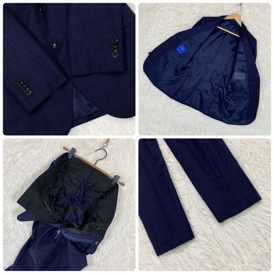 最高級生地 SCABAL『グローバルスタイル』セットアップ スーツ