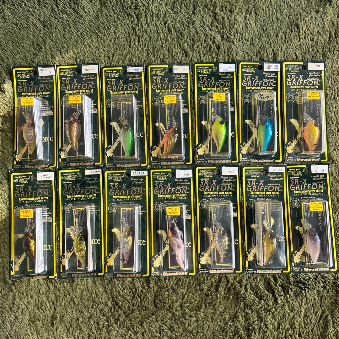 メガバス　SR-X グリフォン　14個セット　オールド　希少　レア