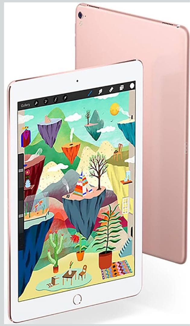 iPad (第5世代) 9.7インチ ピンクゴールド カバー付き