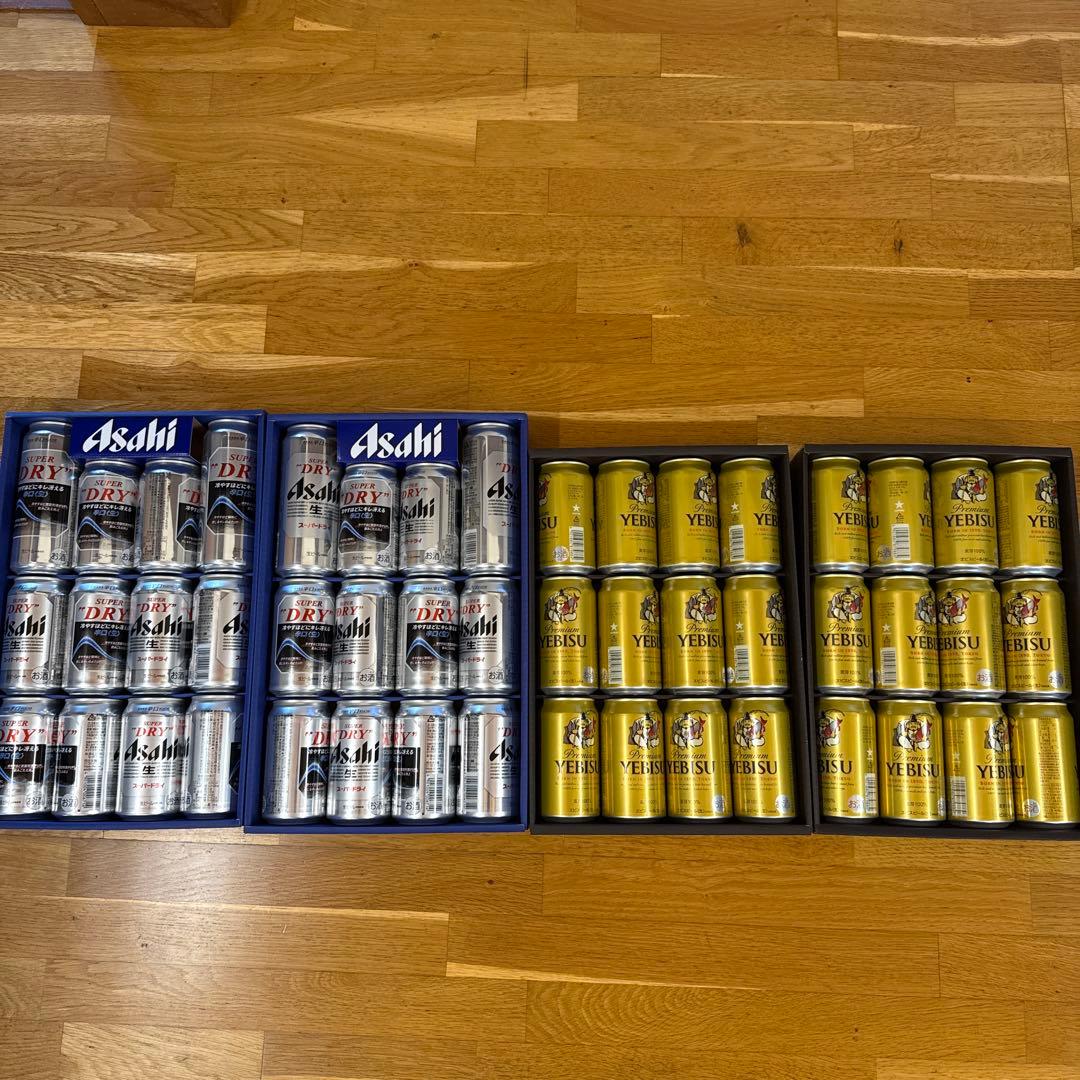 アサヒスーパードライ　エビスビール