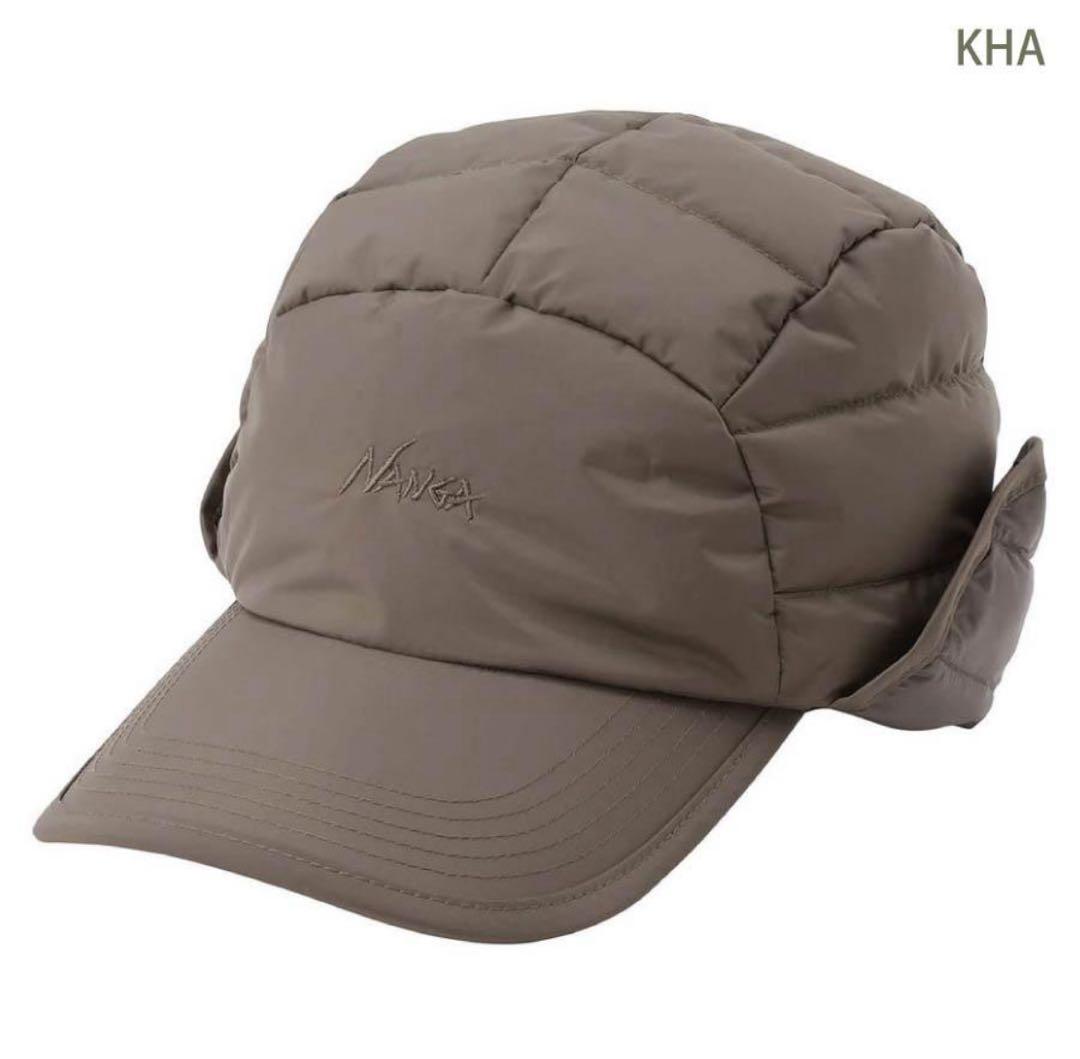 ナンガ ダウンキャップ　AURORA TEX DOWN カーキ