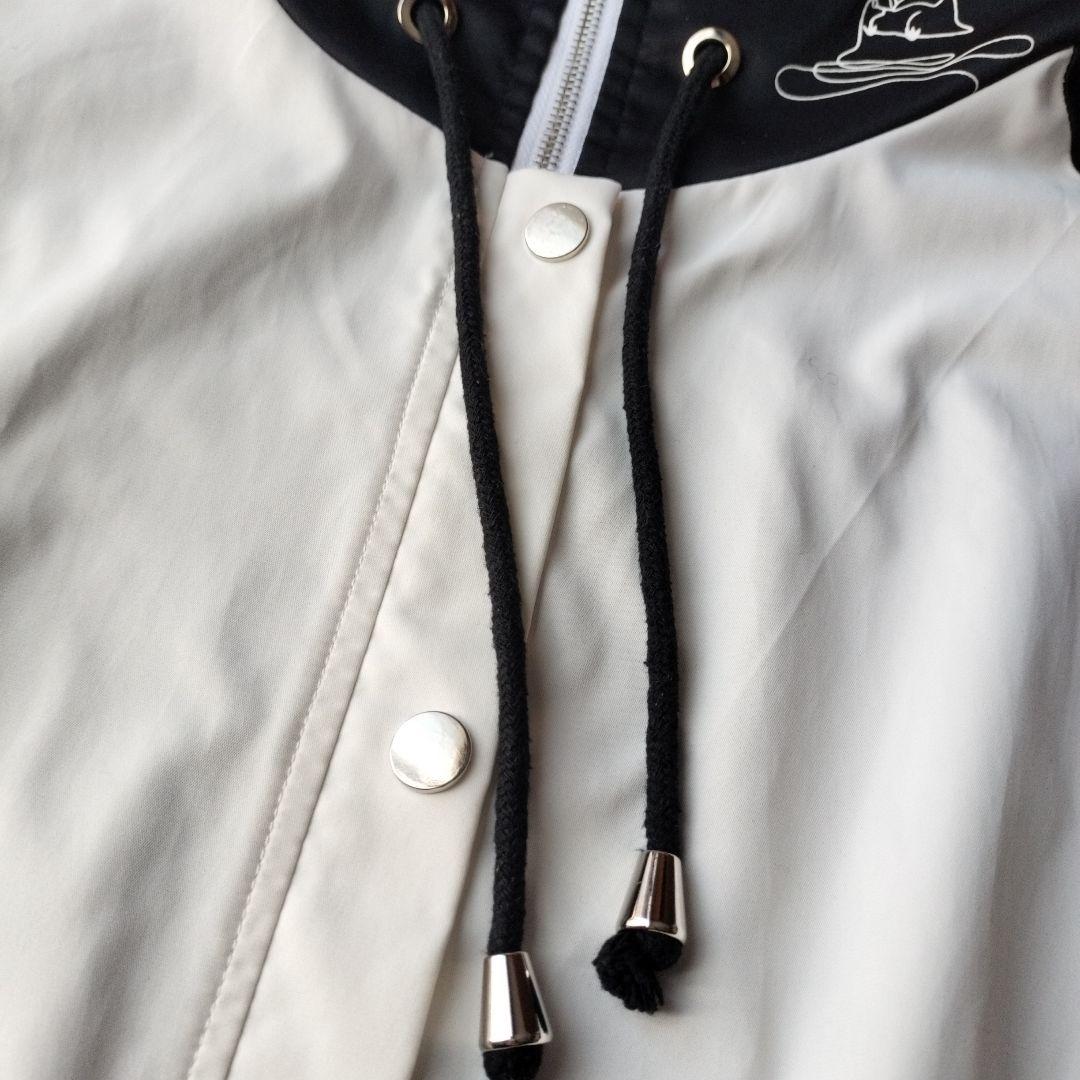 ゲーマーペンギン パーカーハイネック 赤倉さん レディース M〜LL 白黒