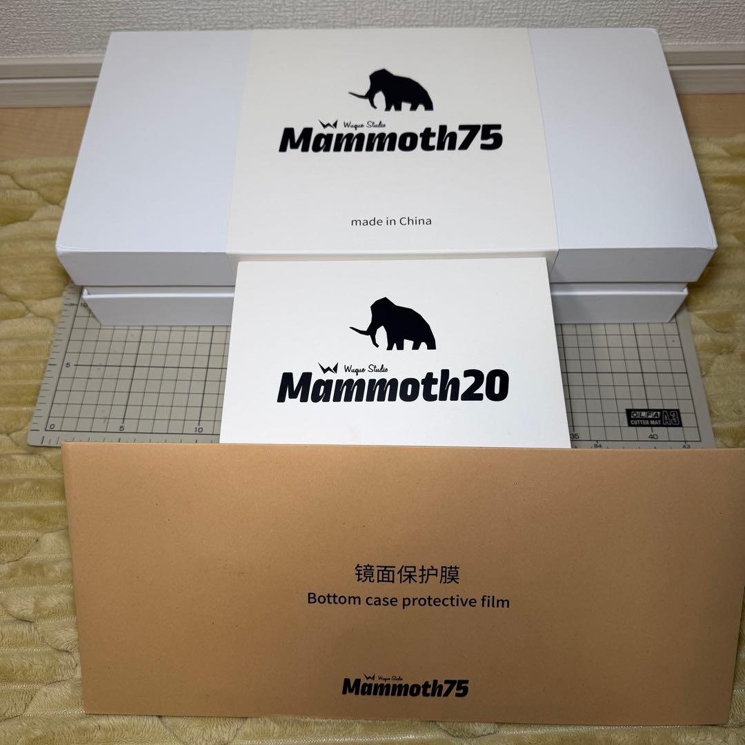 Mammoth 75 + 20 Pad + 保護フィルム