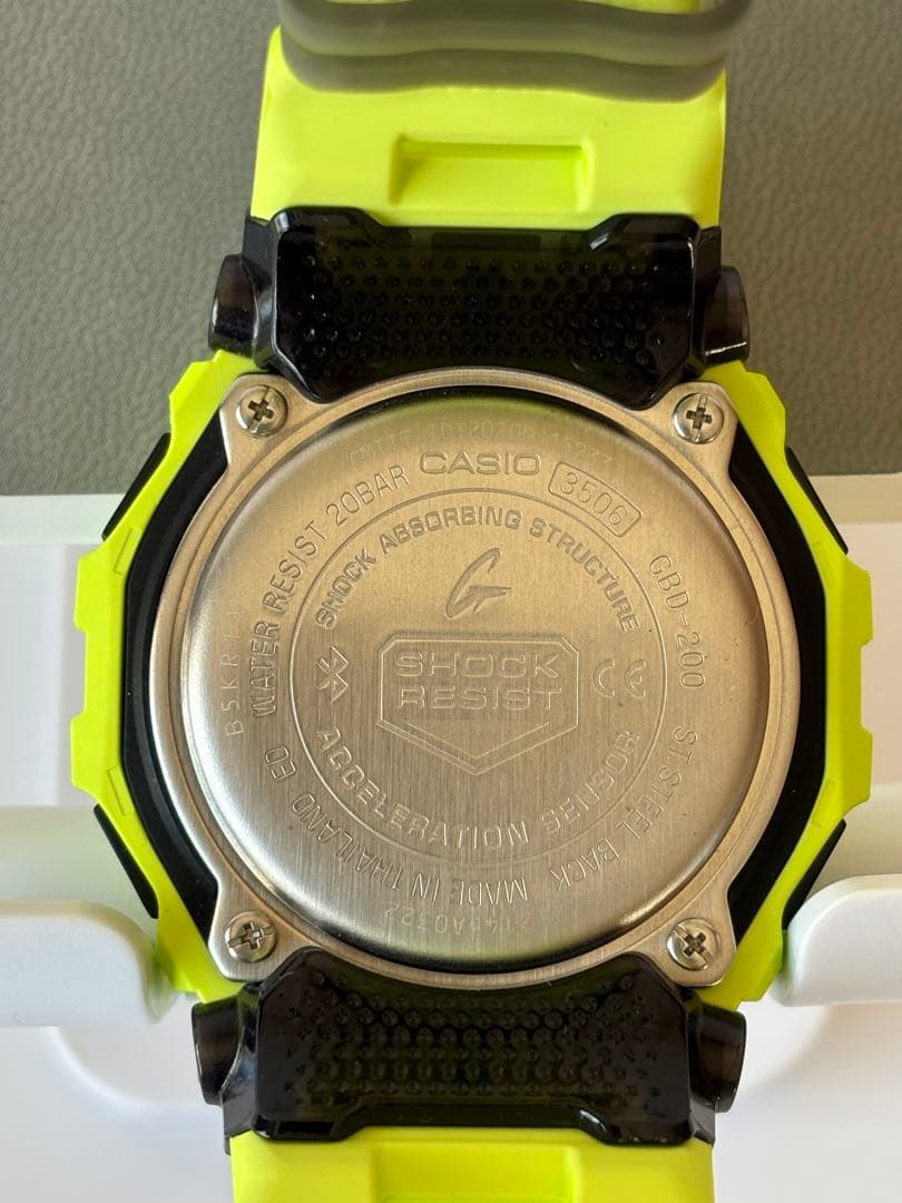 【稼働品】カシオCASIO ジーショックG-SHOCK GBD-200-9JF