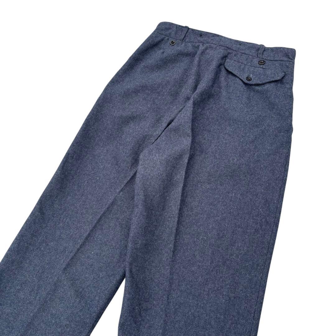 60年製 ヴィンテージ イギリス軍 ウールドレスパンツ ユーロミリタリー 60s