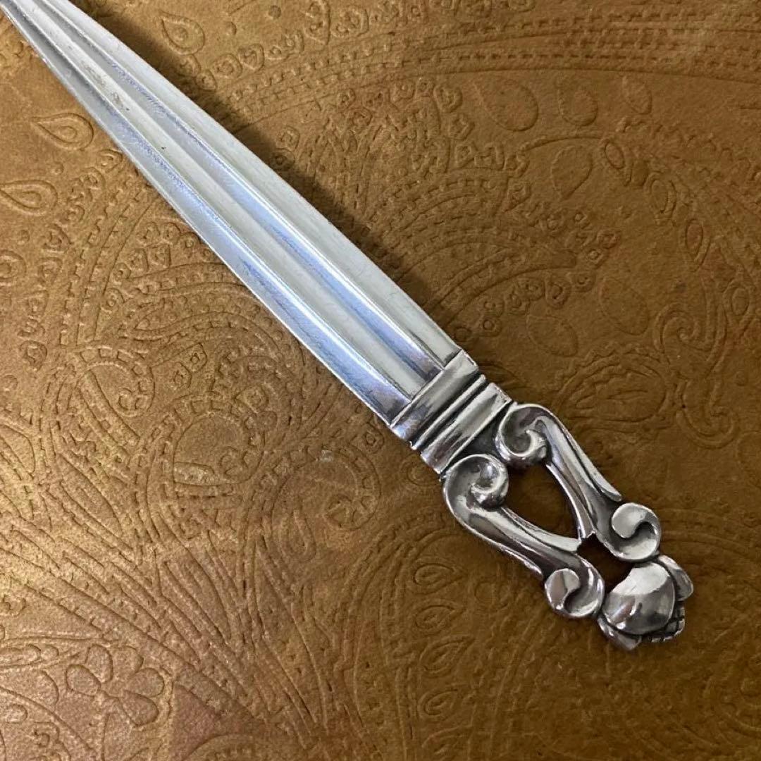 【ジョージジェンセン】純銀/約120g ディナースプーン 2点【エコーン】