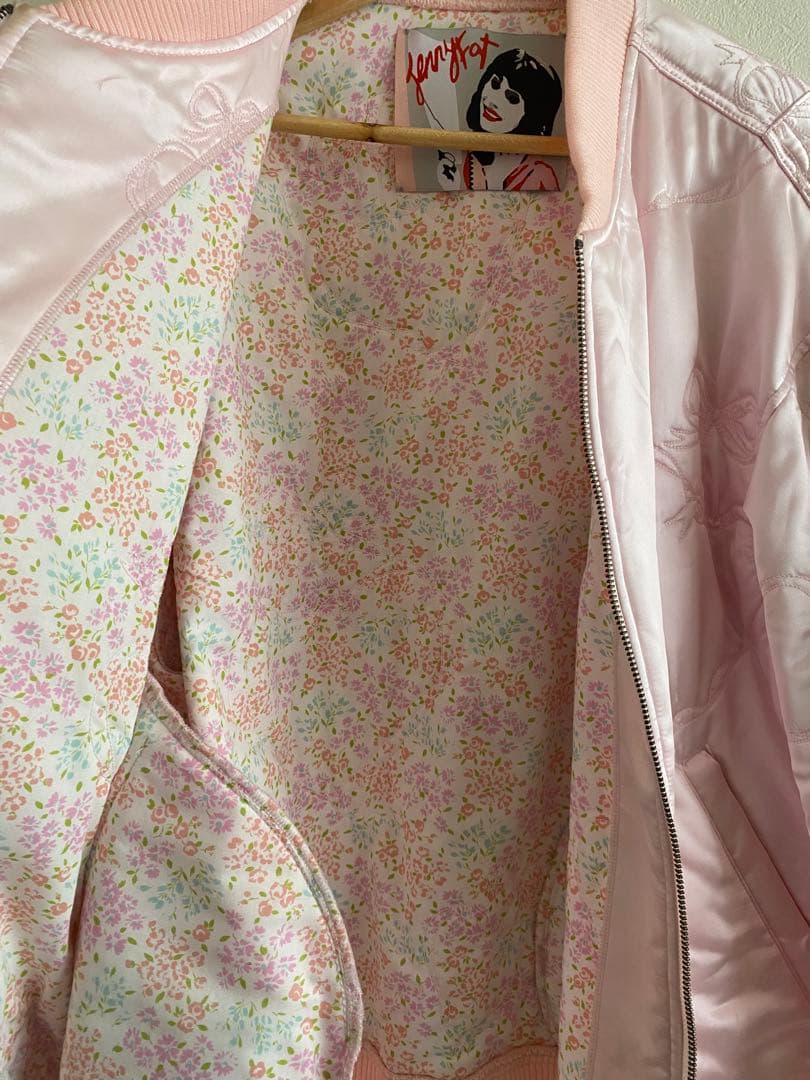 Jenny Faxサテンブルゾン