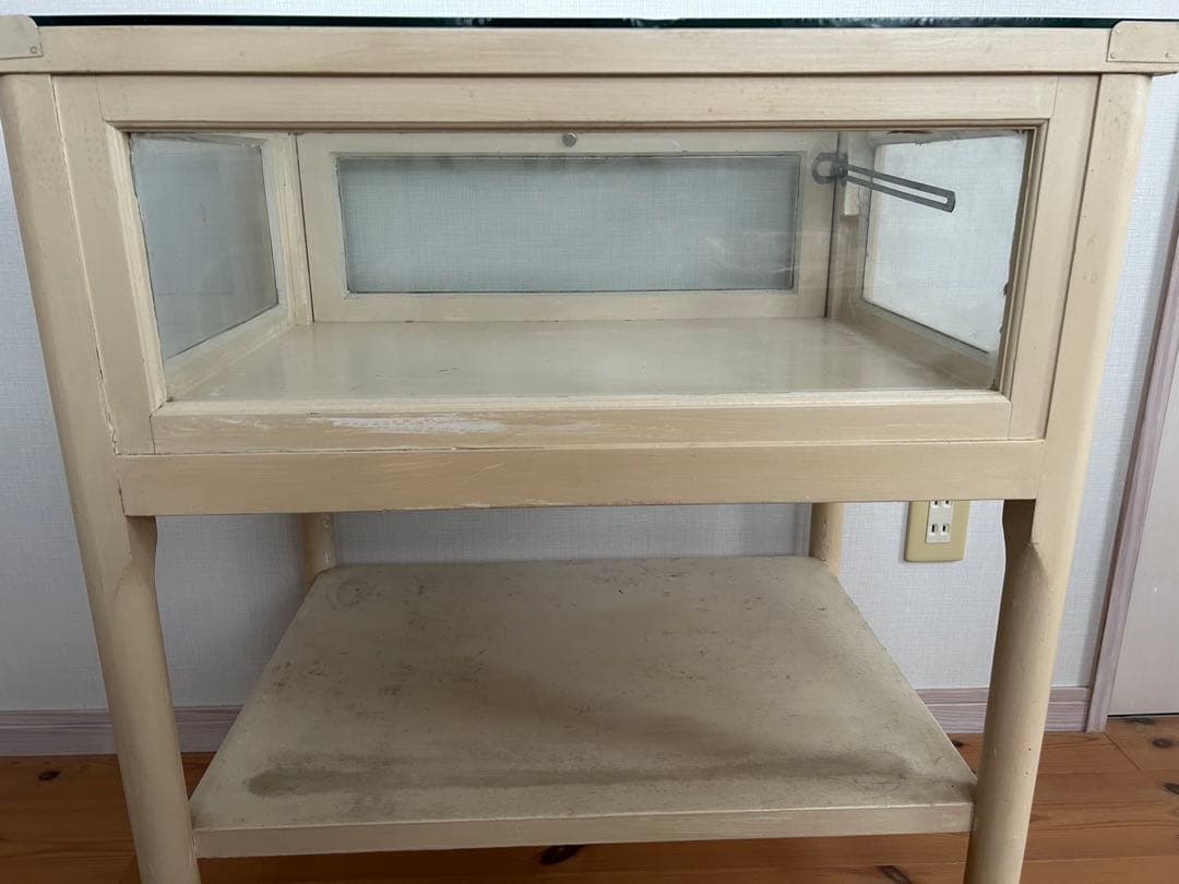 アンティーク　医療棚