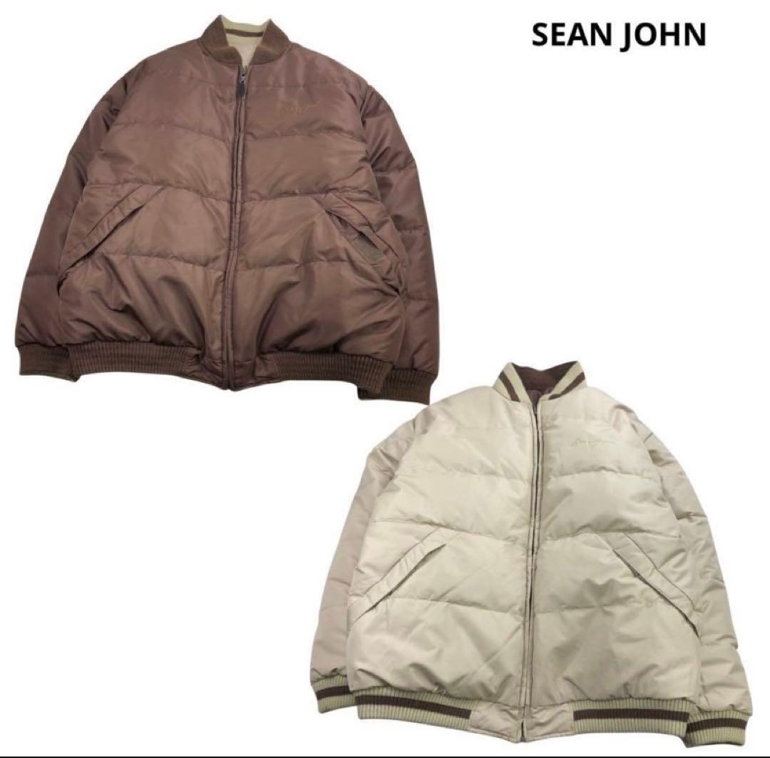 sean john リバーシブルダウンジャケット