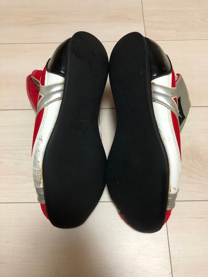 Mizuno ボクシングシューズ レッド ローカット 25.5㎝