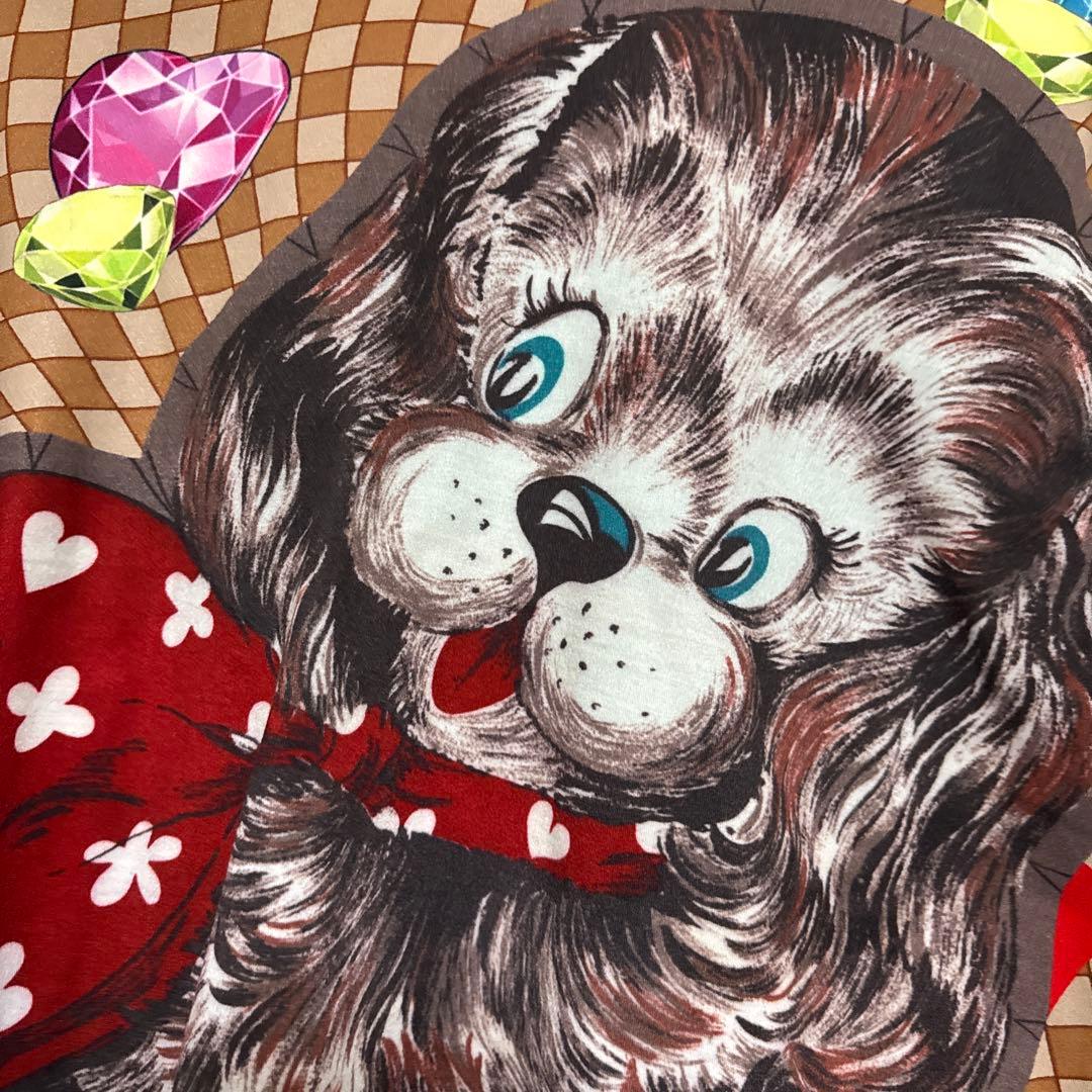 お値下げ！SIIILON Anything mix tops ブラウン プリント