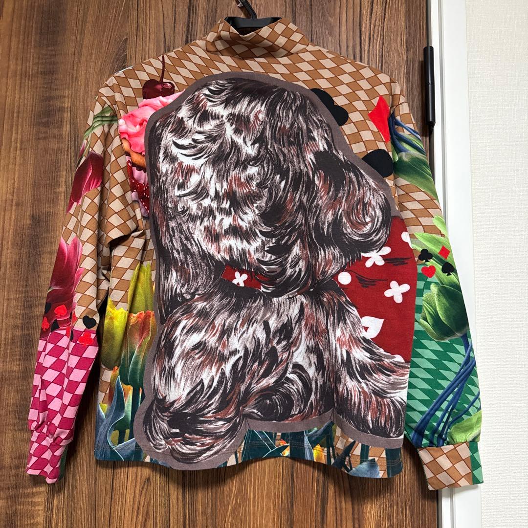 お値下げ！SIIILON Anything mix tops ブラウン プリント