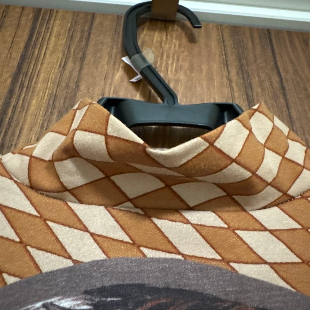 お値下げ！SIIILON Anything mix tops ブラウン プリント