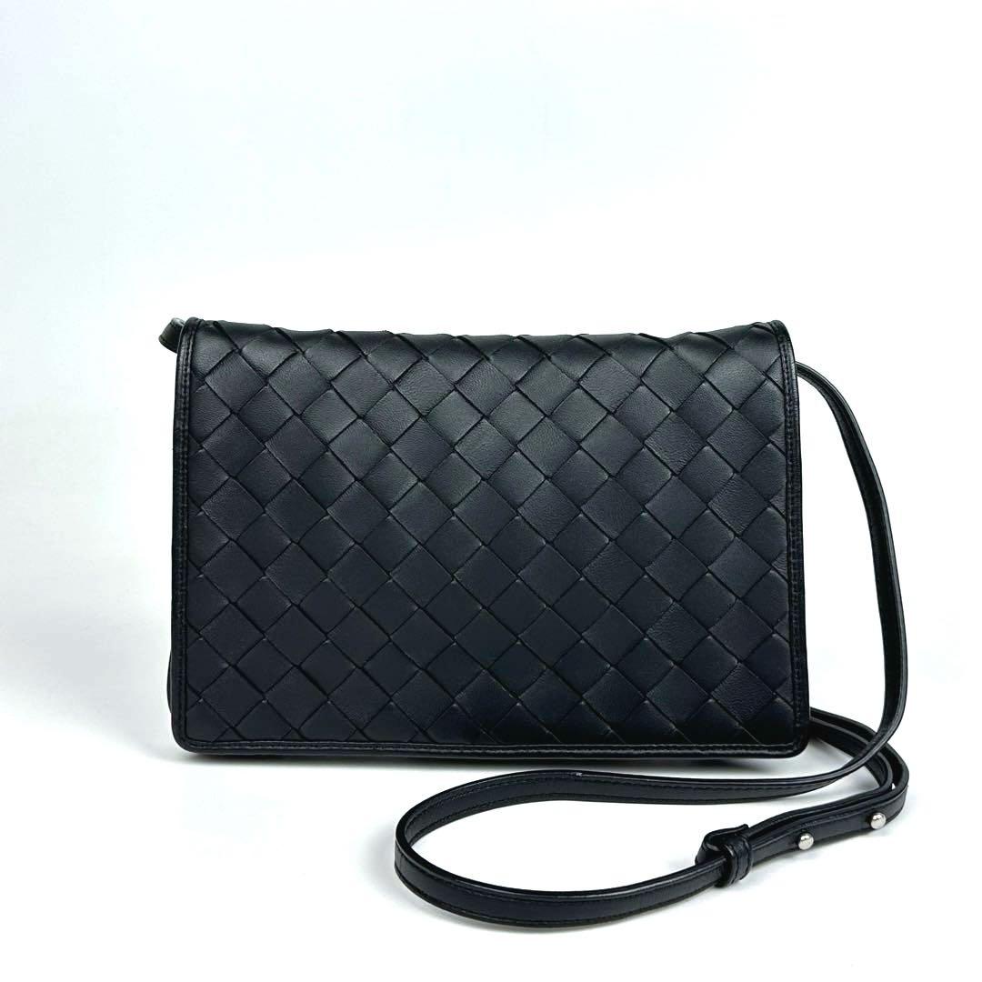 専用■ボッテガヴェネタ マキシイントレチャート ショルダーバッグ ラムスキン