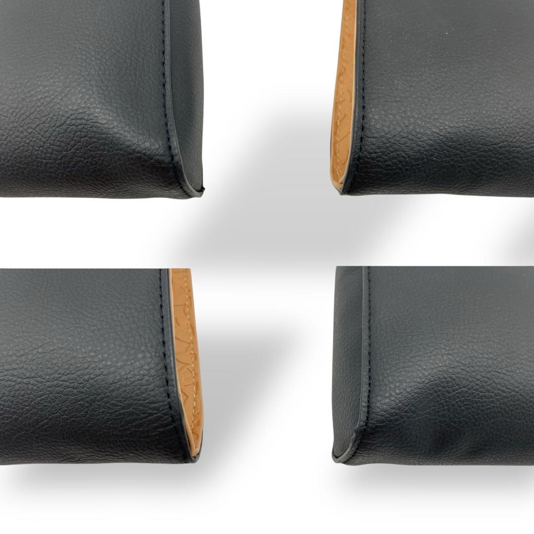 美品 ブルガリ クラッチバッグ セカンドバッグ レザー 黒 ブラック 金具ロゴ