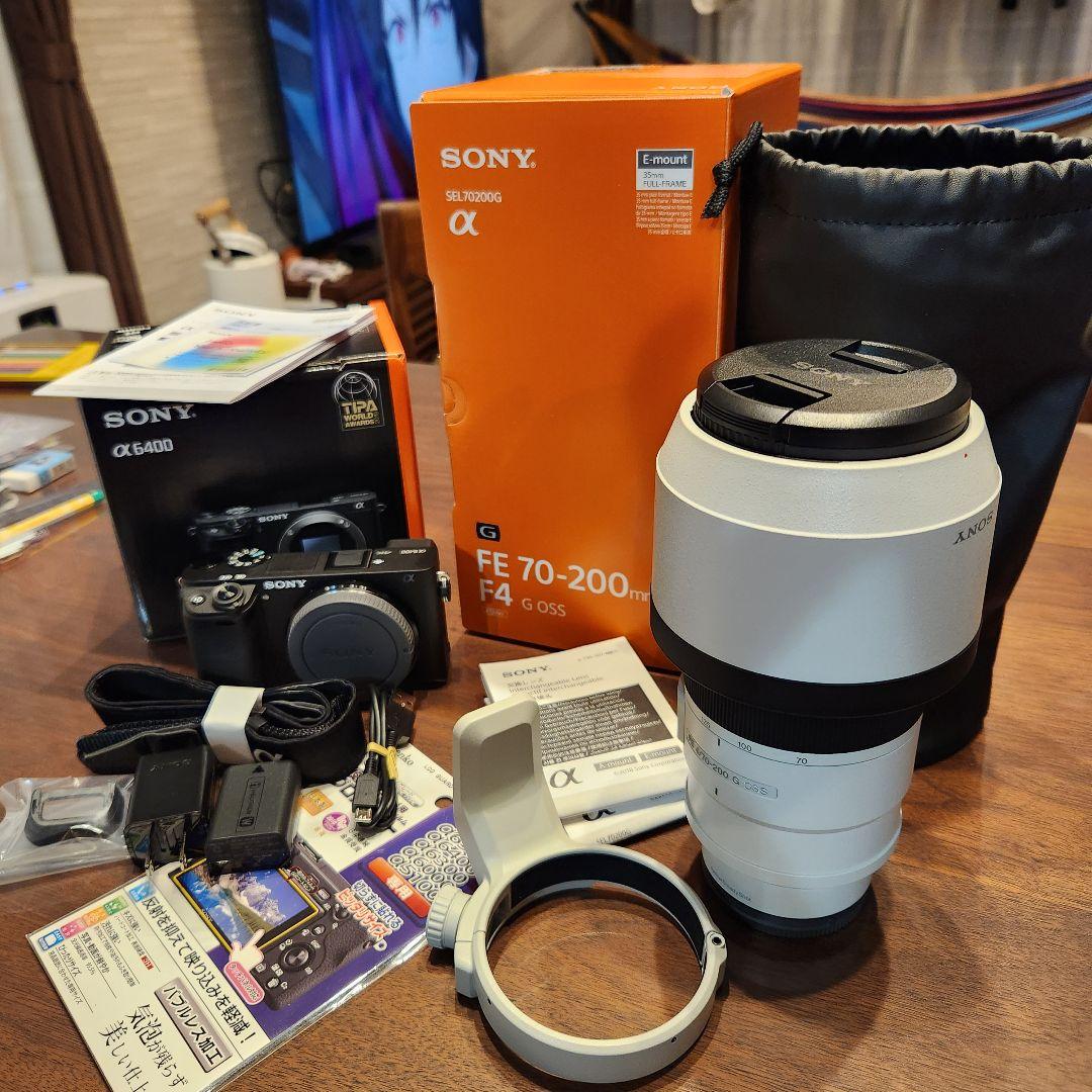 新品未使用　α6400　SONY FE 70-200mm F4 G OSS