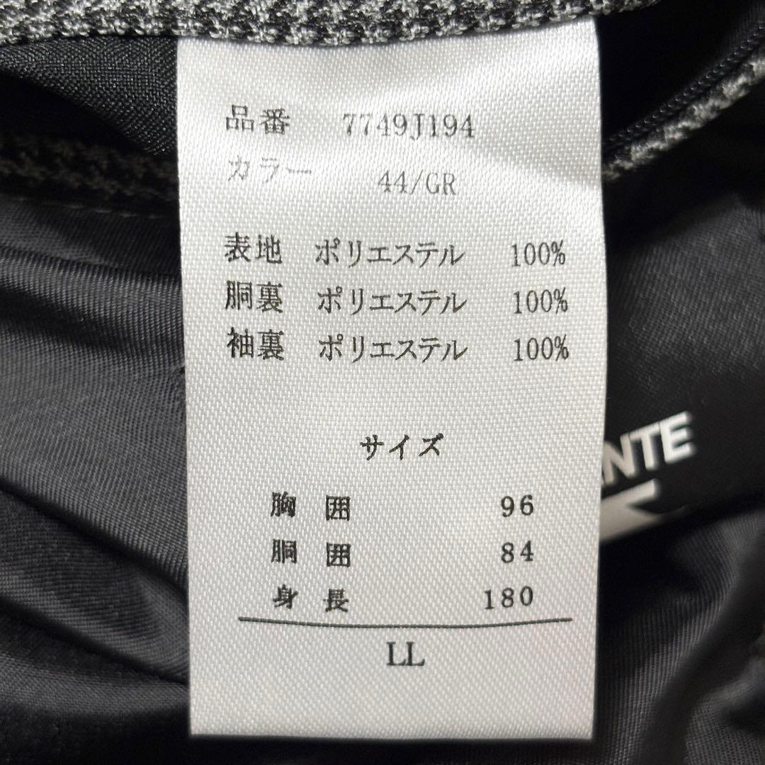 美品 XL DESCENTE デサント スーツ セットアップ ストレッチ 千鳥柄