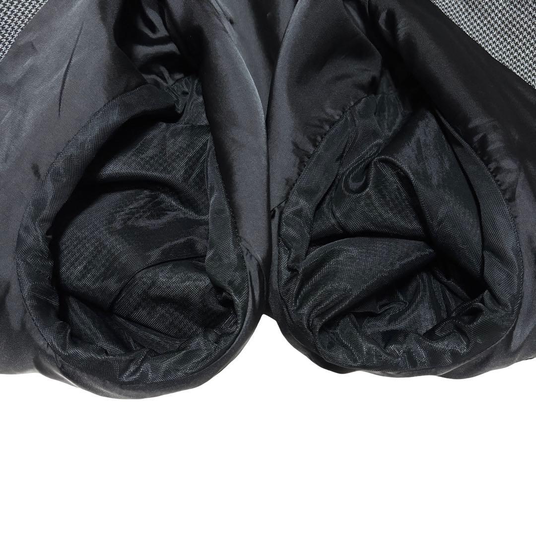 美品 XL DESCENTE デサント スーツ セットアップ ストレッチ 千鳥柄