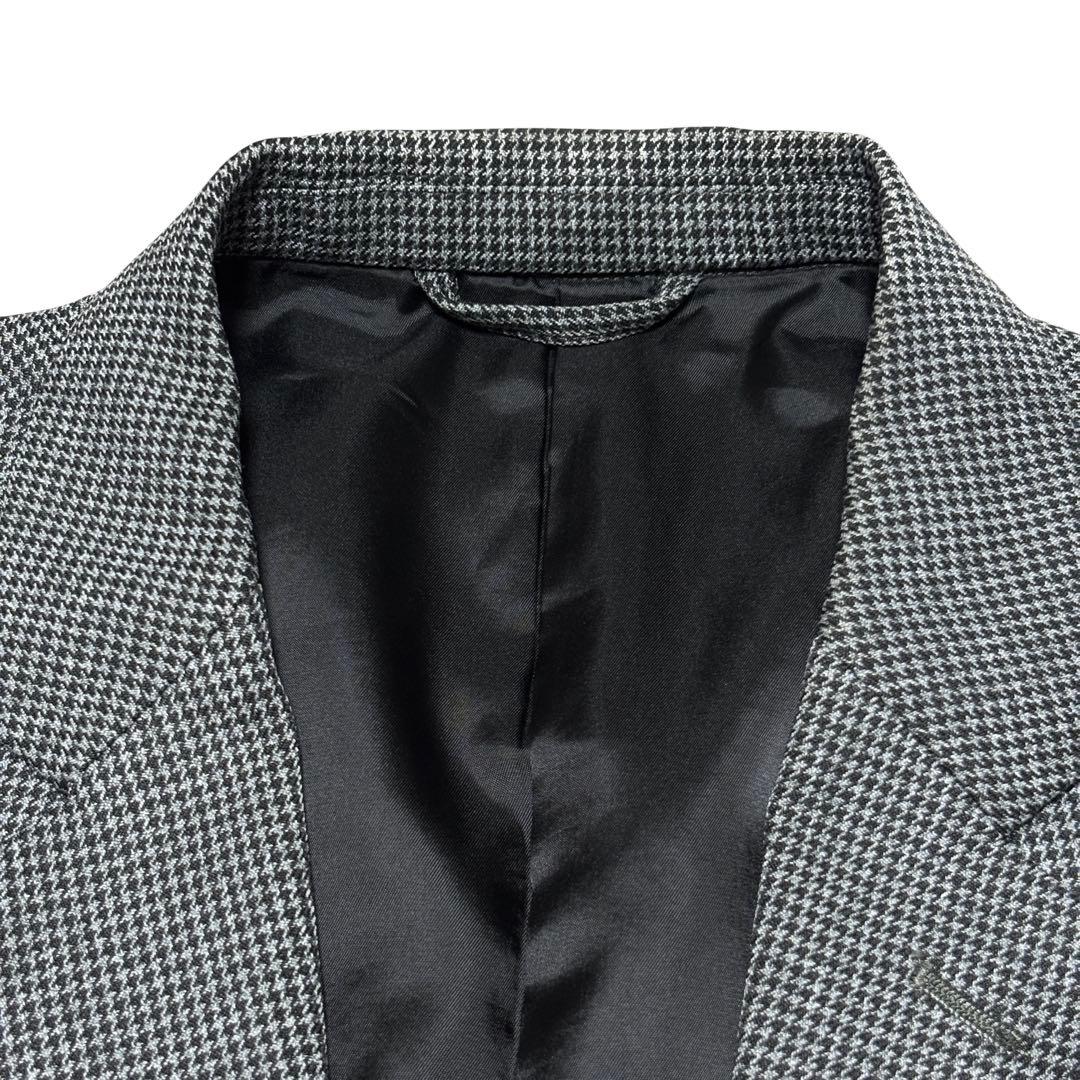 美品 XL DESCENTE デサント スーツ セットアップ ストレッチ 千鳥柄