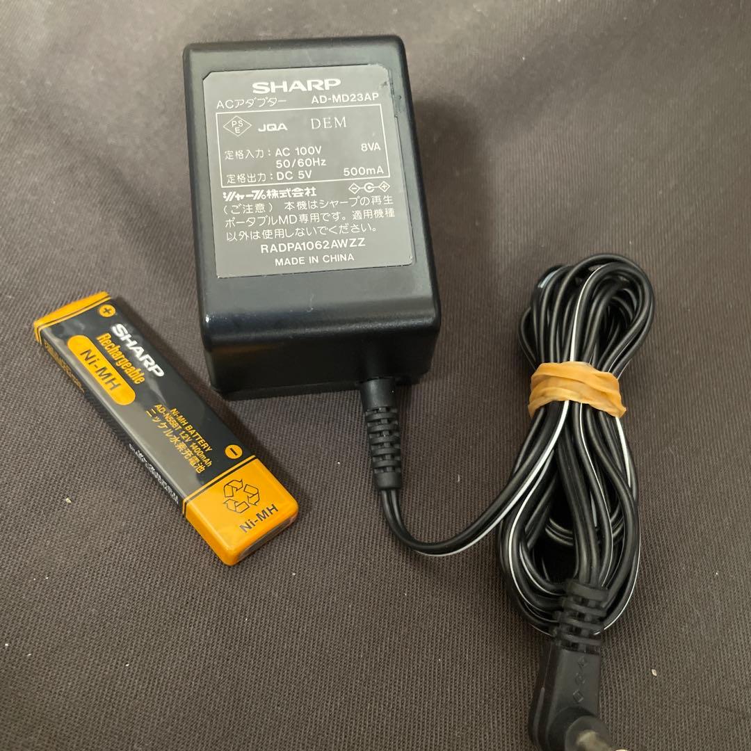 ★SHARP　1ビットポータブルMDプレイヤー　MD-DS33-A シャープ