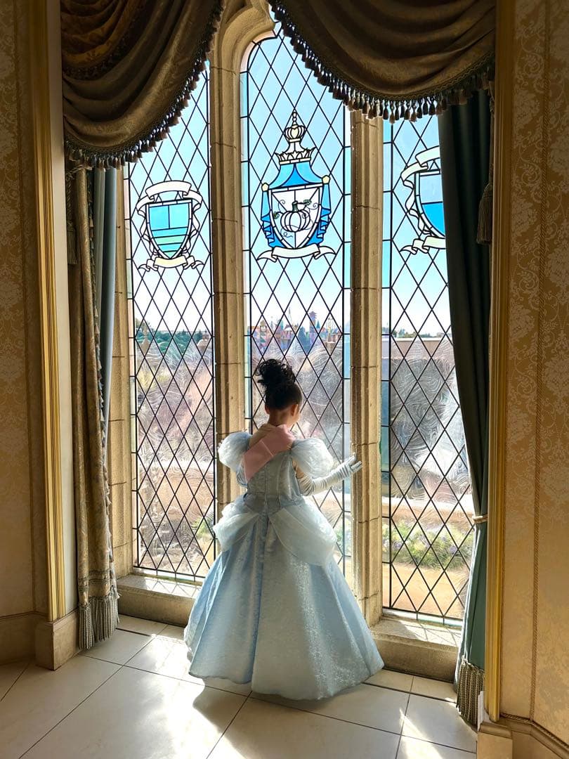 【サッシュ付】ビビディ　シンデレラ　プレミアムドレス　130