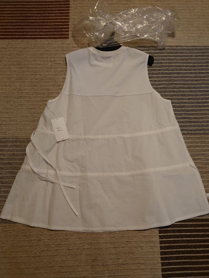 CYAN tokyo ホワイト ノースリーブ チュニック