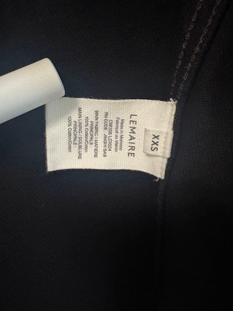 【LEMAIRE】BOXY JACKET BLACK DENIM