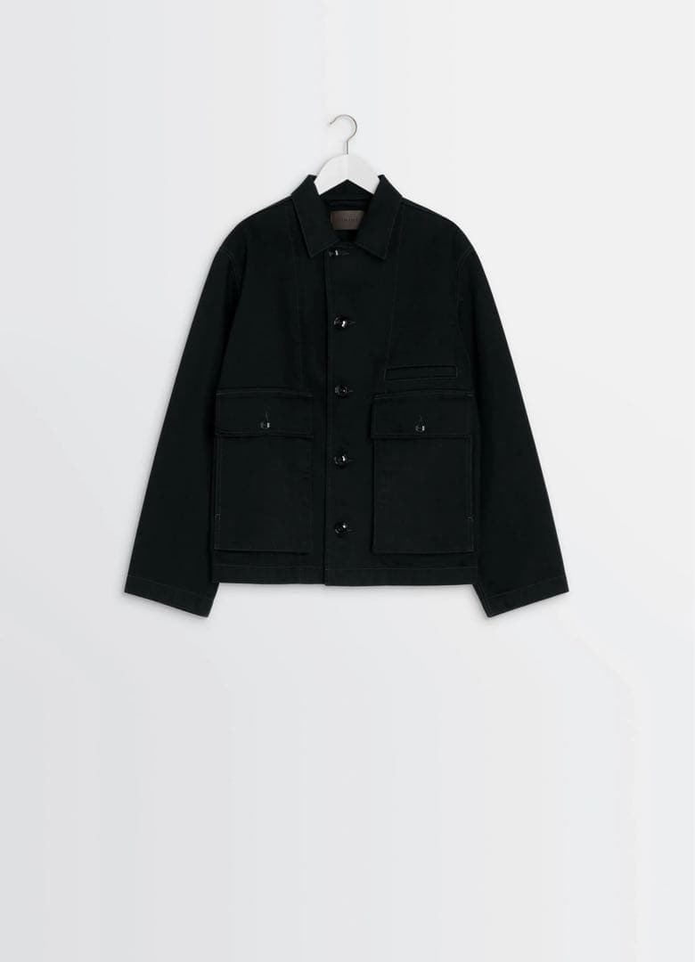 【LEMAIRE】BOXY JACKET BLACK DENIM