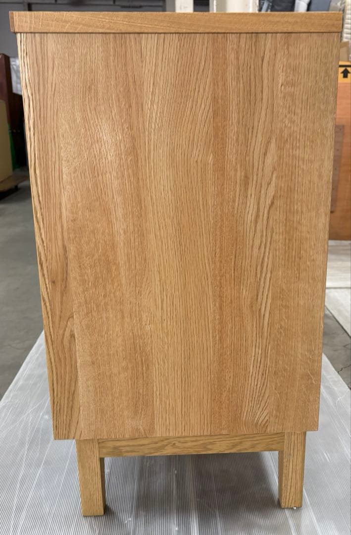 【送料込】【中古品】レッドオーク 120サイドボード