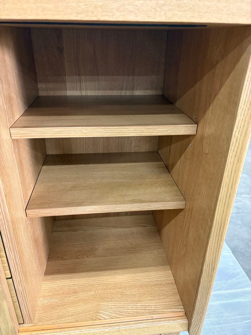 【送料込】【中古品】レッドオーク 120サイドボード