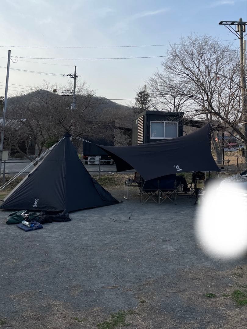 N*i様 DOD ONE POLE (M) ブラック キャンプテント