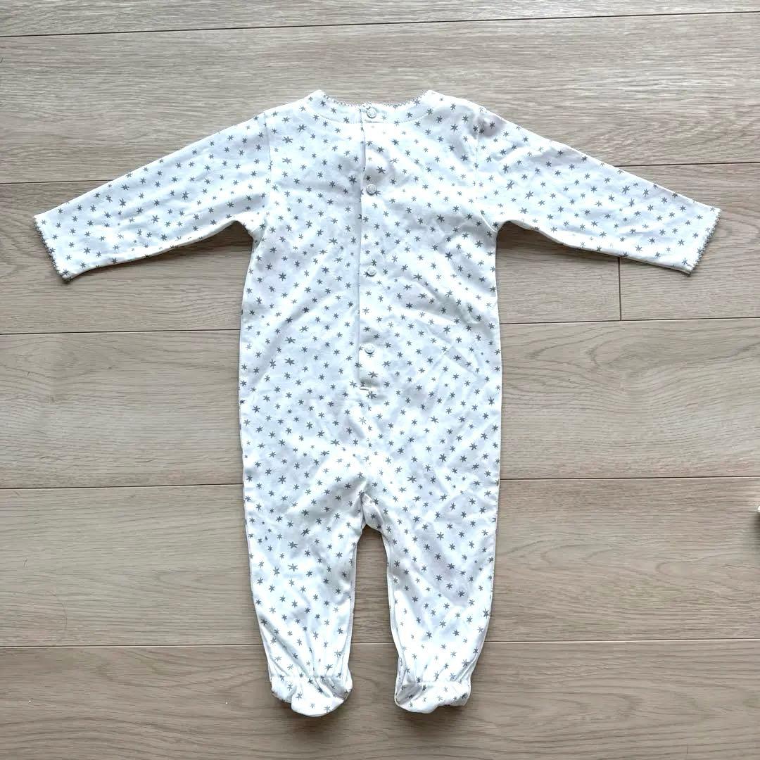 baby Dior 星柄ロンパース・帽子セット 6M