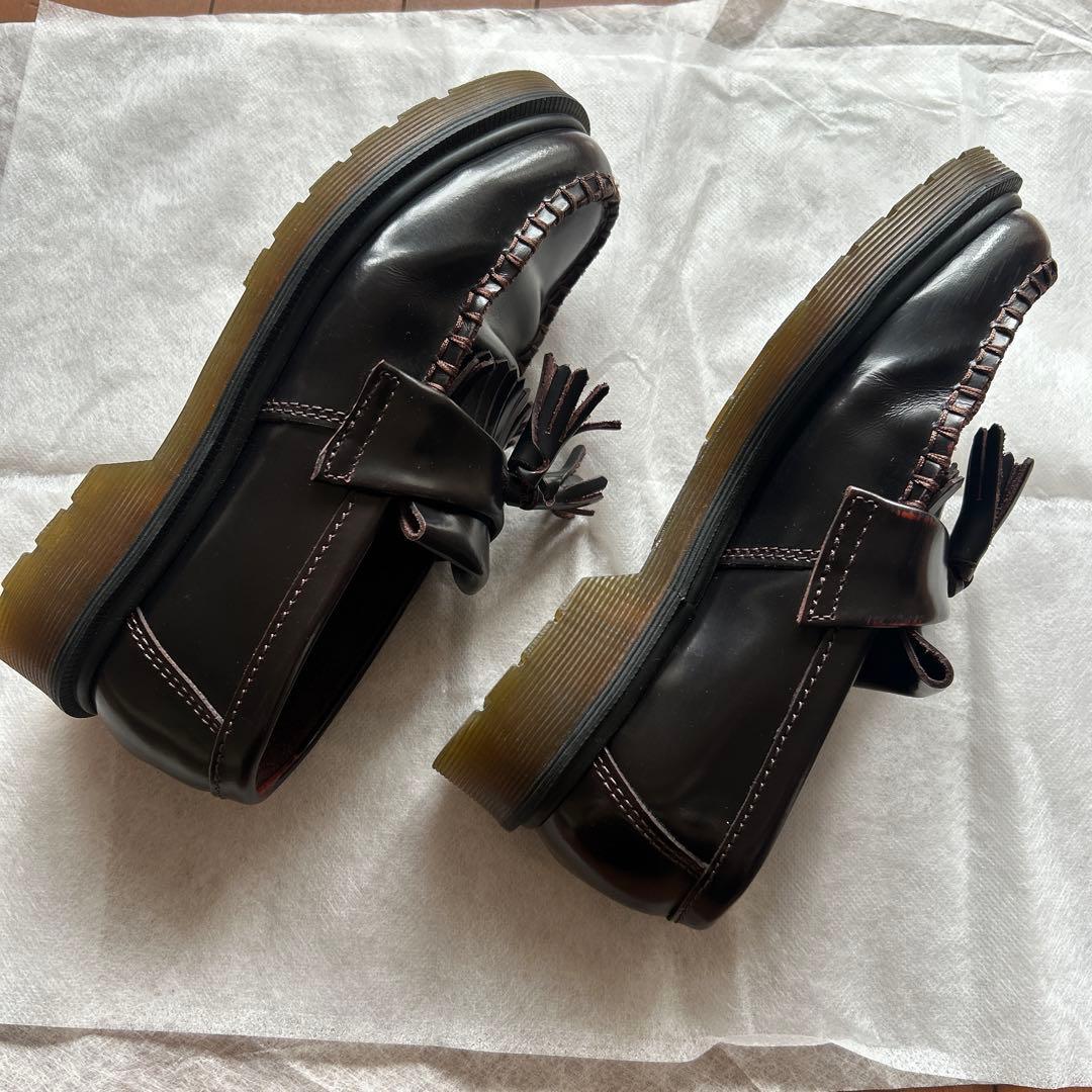 千*ン様 Dr Martens こげ茶色　タッセル付きローファー