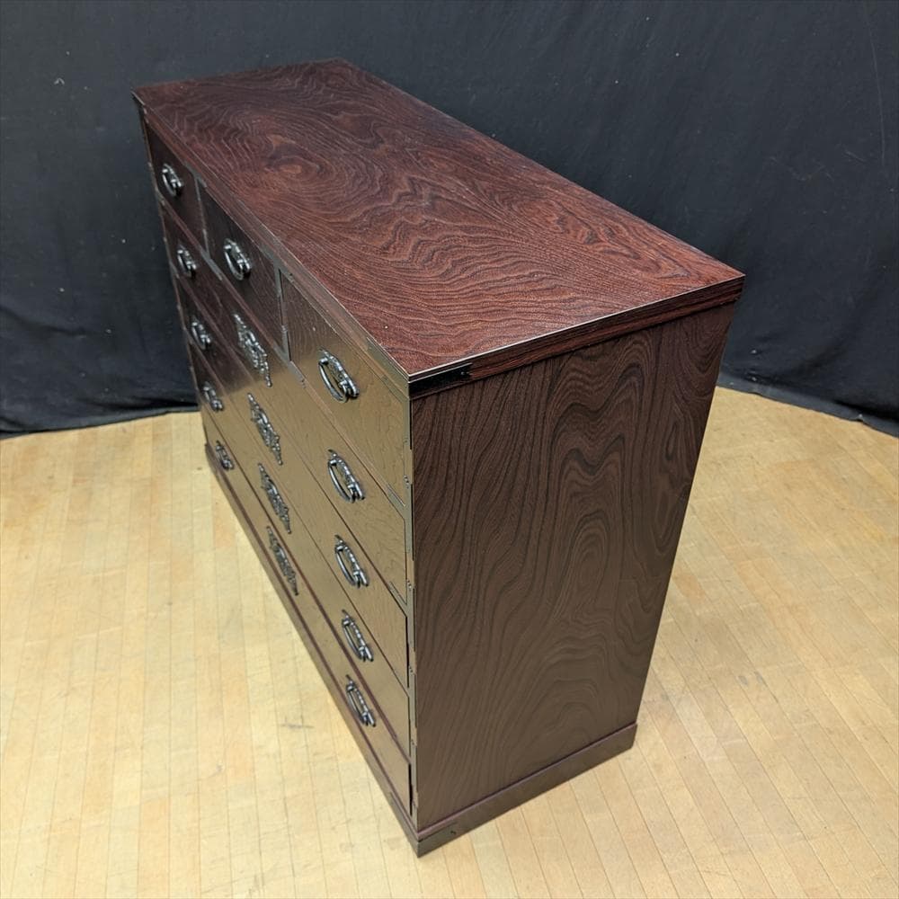 美品　ノダ工芸　民芸箪笥　整理箪笥　タンス　箪笥　たんす　チェスト　引出し　金具