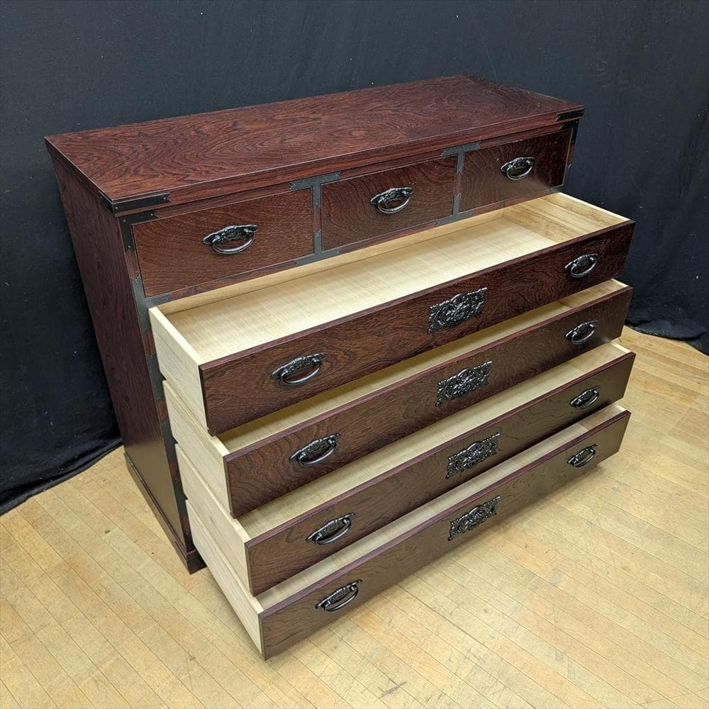 美品　ノダ工芸　民芸箪笥　整理箪笥　タンス　箪笥　たんす　チェスト　引出し　金具