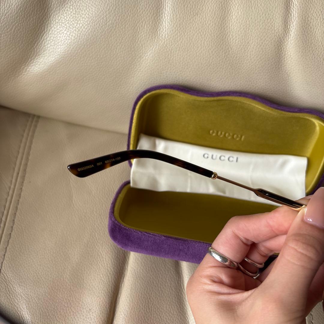 ◇美品◇新品未使用　GUCCI グッチ　アビエーターサングラス