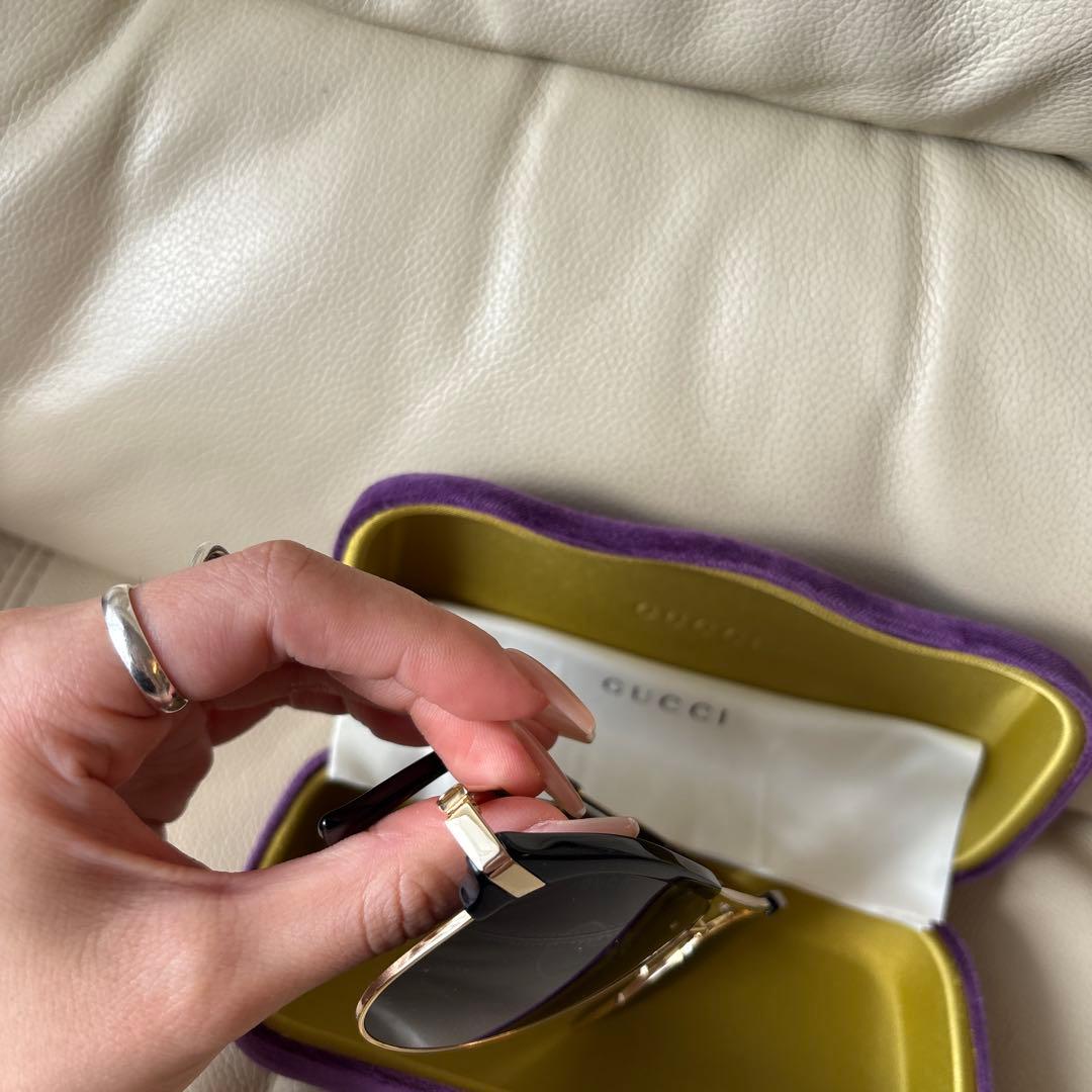 ◇美品◇新品未使用　GUCCI グッチ　アビエーターサングラス