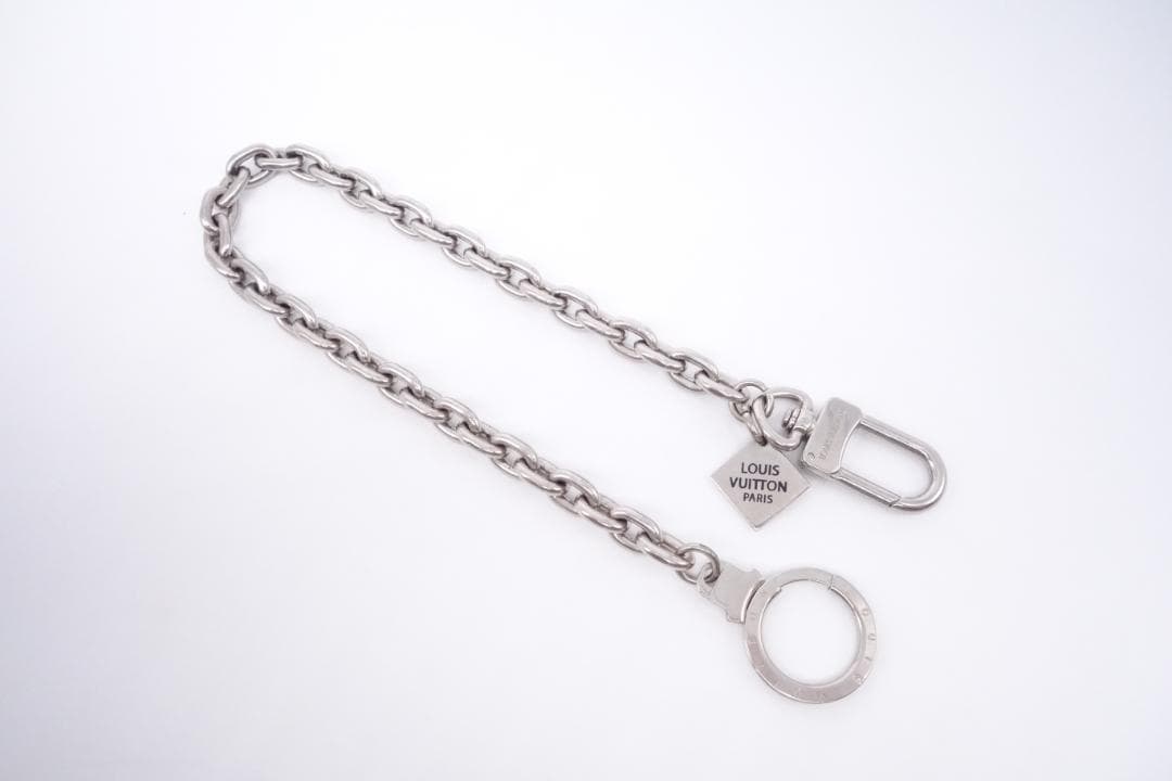 LOUISVUITTON ルイヴィトン アノクレXL ウォレットチェーンシルバー